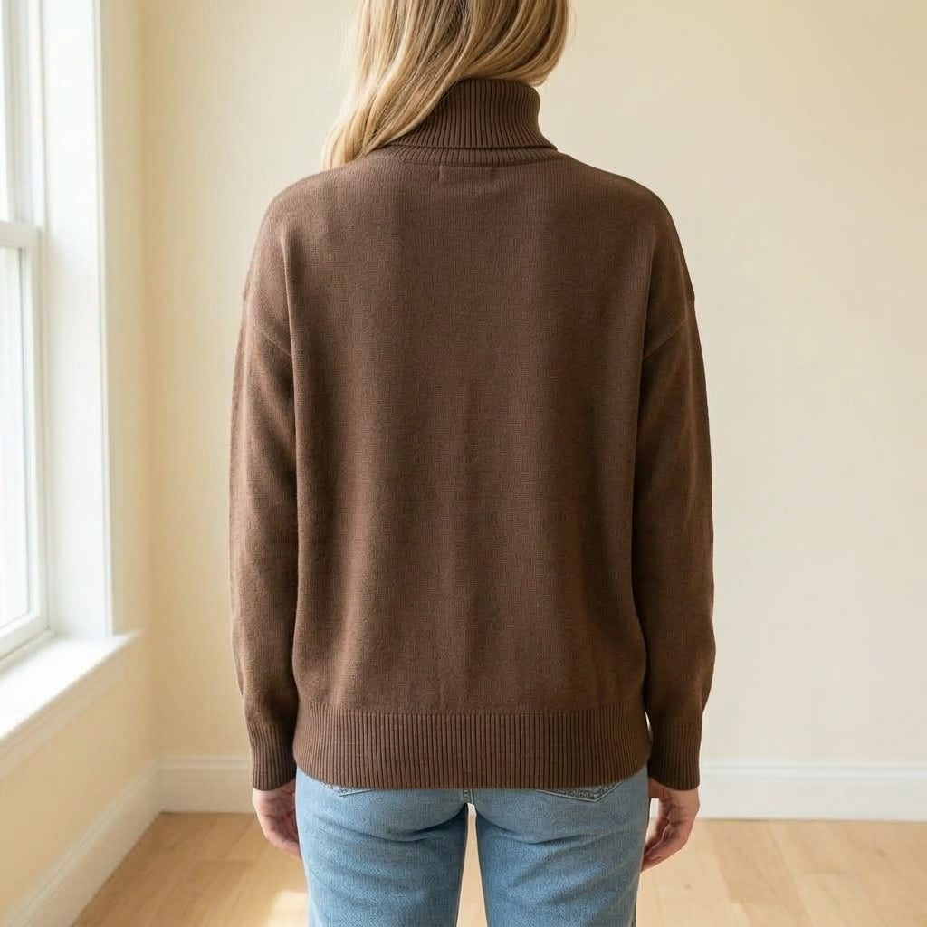 Emma | Maglione Dolcevita in Lana e Cashmere