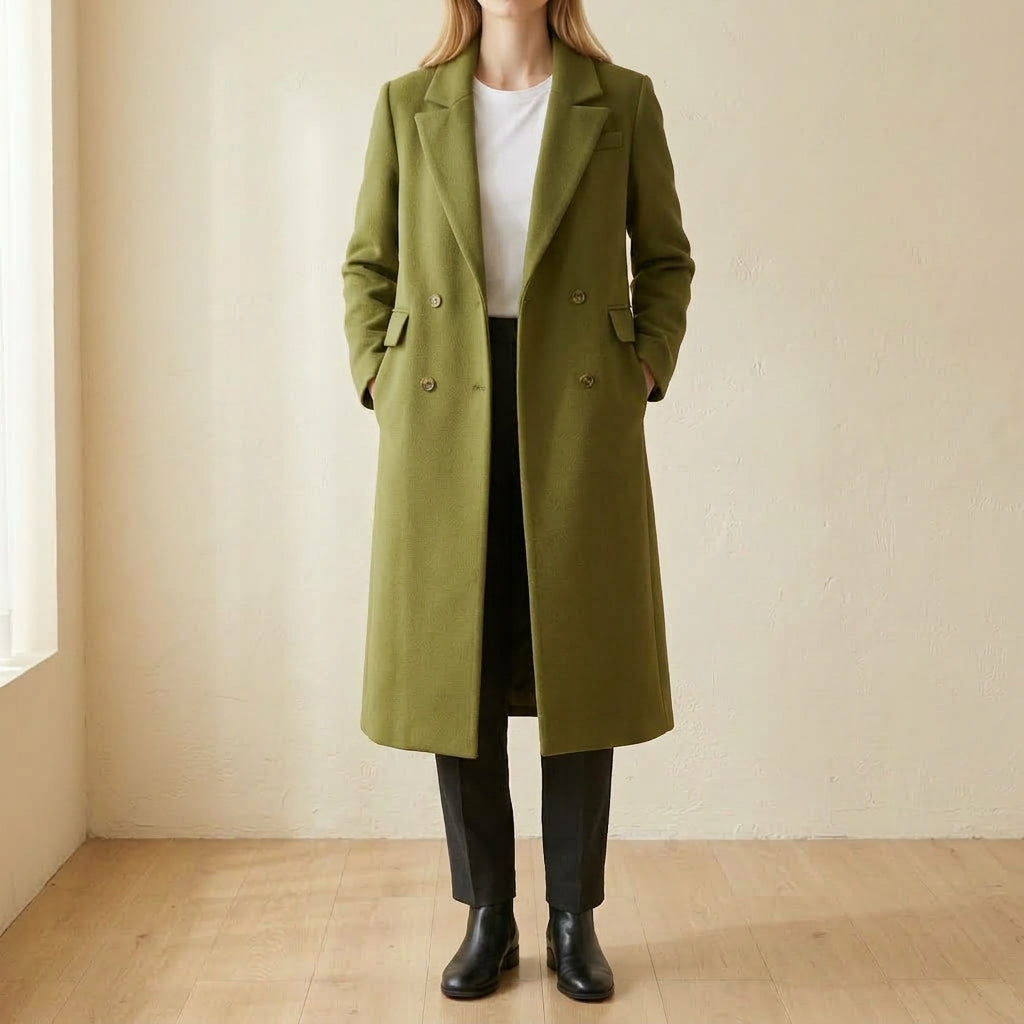 Vittoria | Cappotto Lungo Doppiopetto