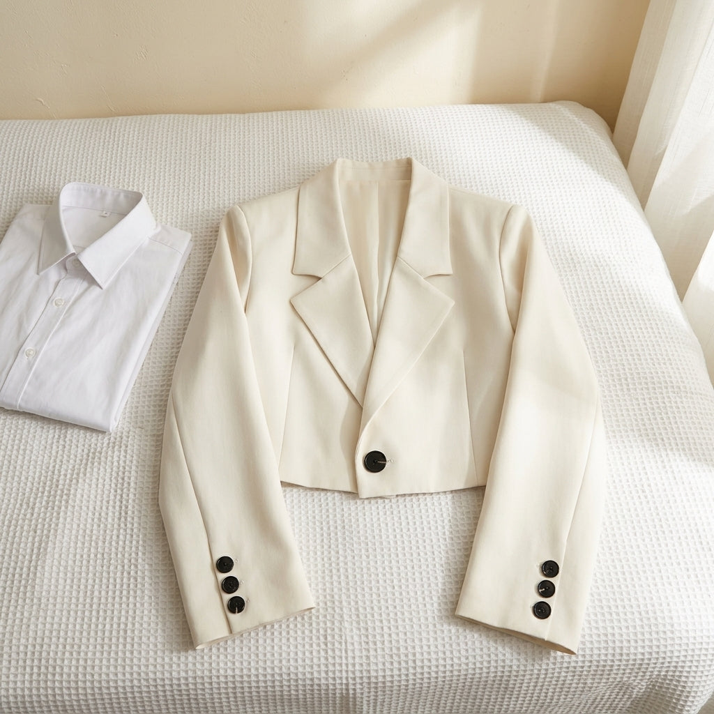 Bea | Blazer Corto con Revers