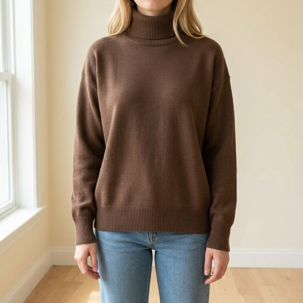 Emma | Maglione Dolcevita in Lana e Cashmere