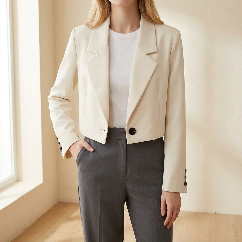 Bea | Blazer Corto con Revers