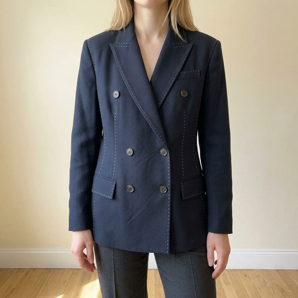 Nadia | Blazer Doppiopetto Trapuntato