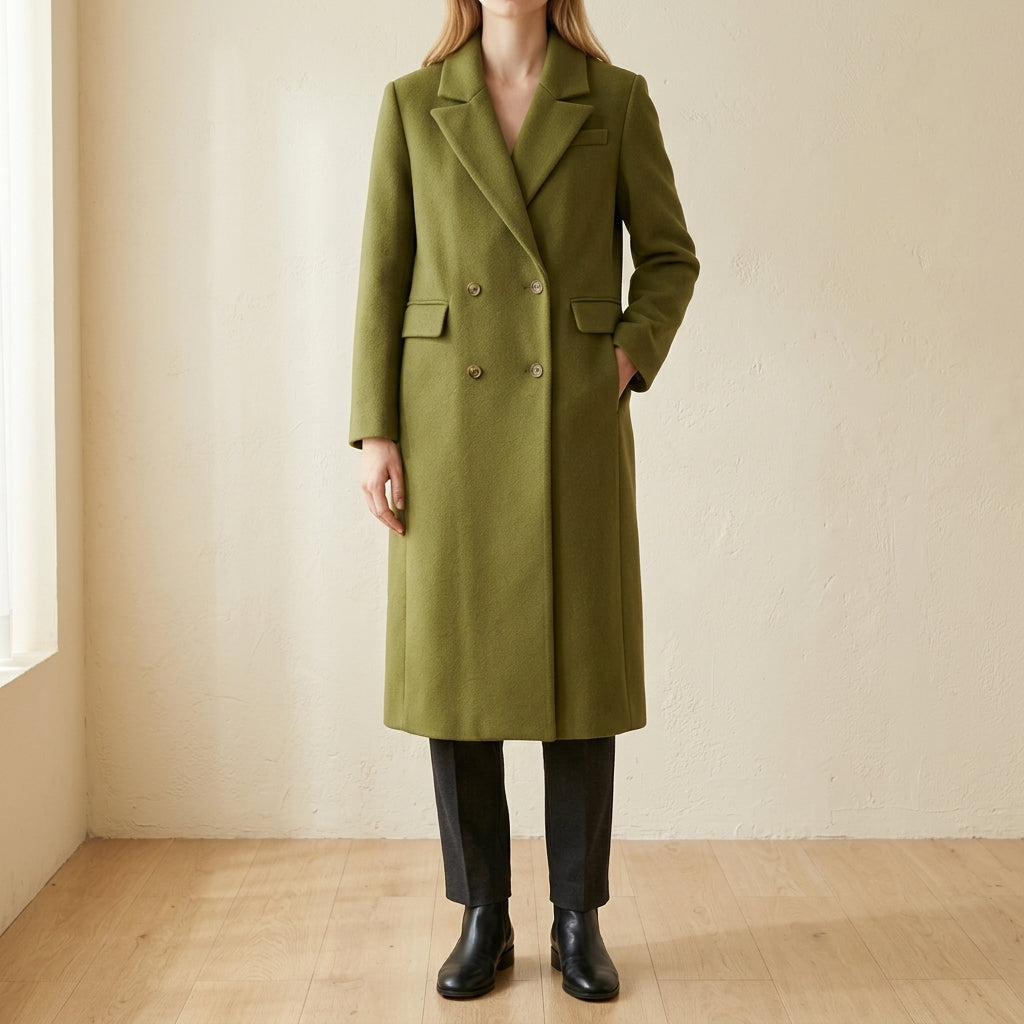 Vittoria | Cappotto Lungo Doppiopetto